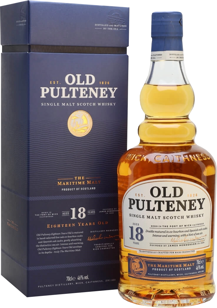 Rượu Whisky Old Pulteney 18 Year Old